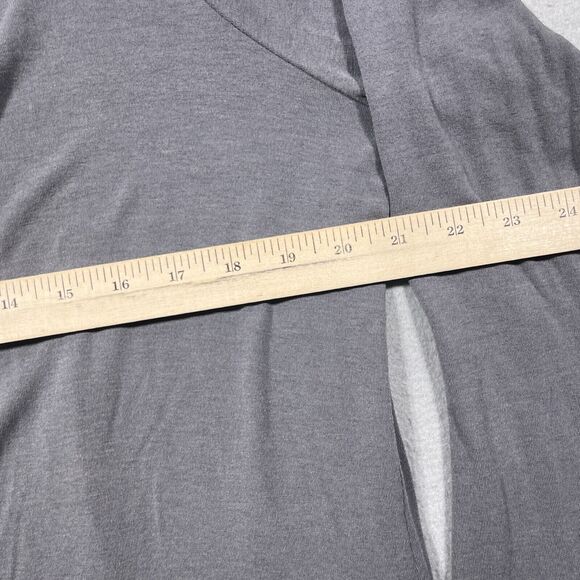 Ann Taylor LOFT Cardigan Sweater Women's XL Open Front Gray Modal Wool‎ NWT - Picture 5 of 9